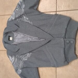 Richard Martin Vintage 80s Slouchy Oversized Mohair Wool Blend Jacket Coat M